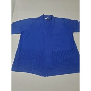 Notations Womens‎ Blue Sweater 1x
